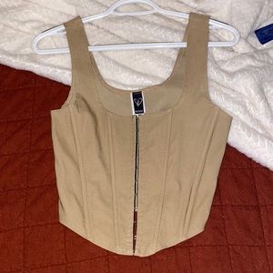 Windsor corset crop top, size L